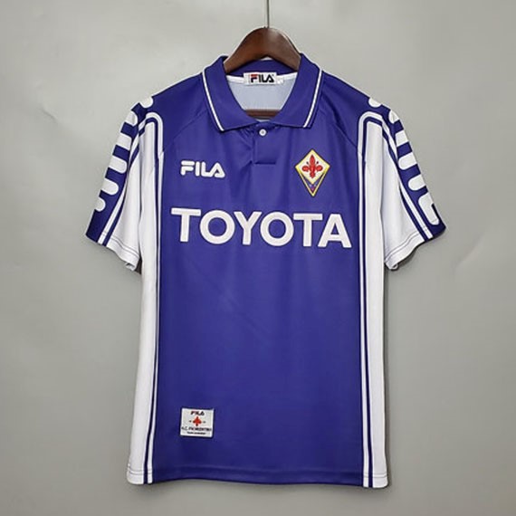 Tailandia Camiseta Fiorentina Replica Primera Ropa Retro 1999 2000